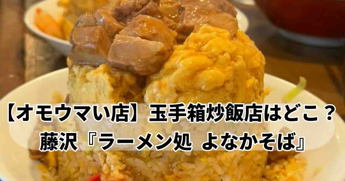 オモウマい店よなかそば藤沢名物メニューアクセス紹介