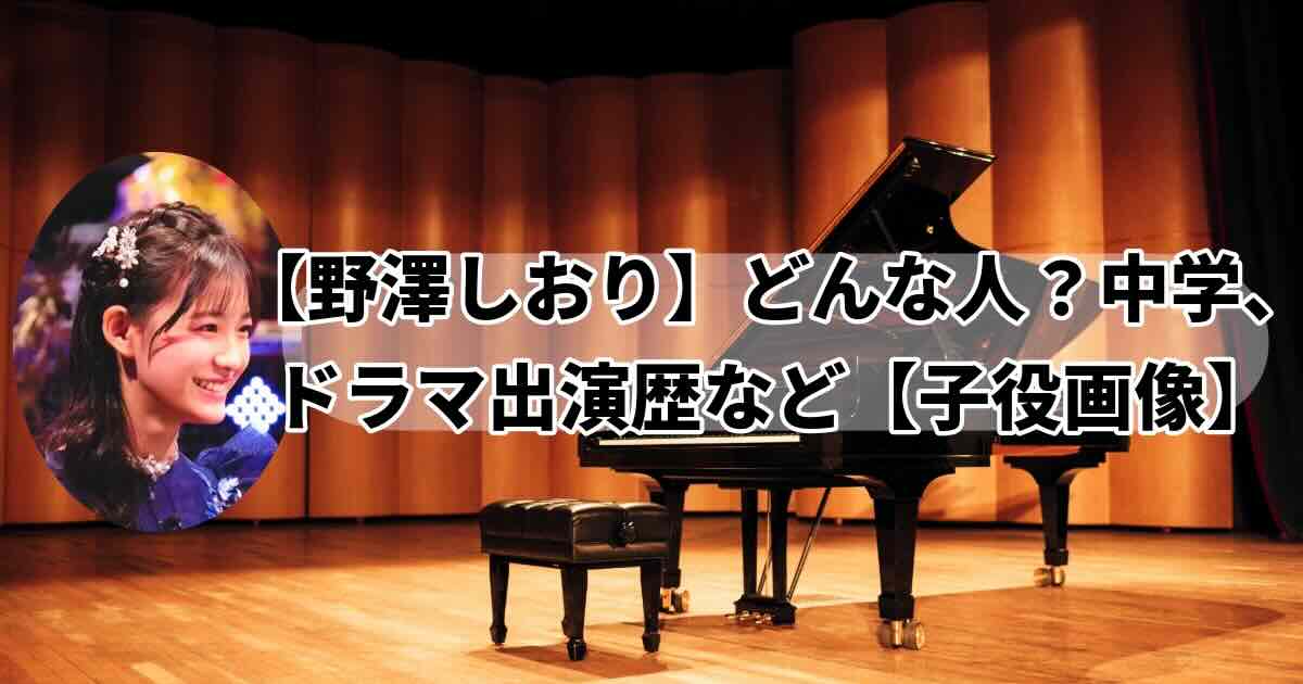 野澤しおりTEPPEN・めざましテレビに出演！プロフィールは？