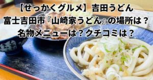 せっかくグルメ富士吉田市山崎家うどん