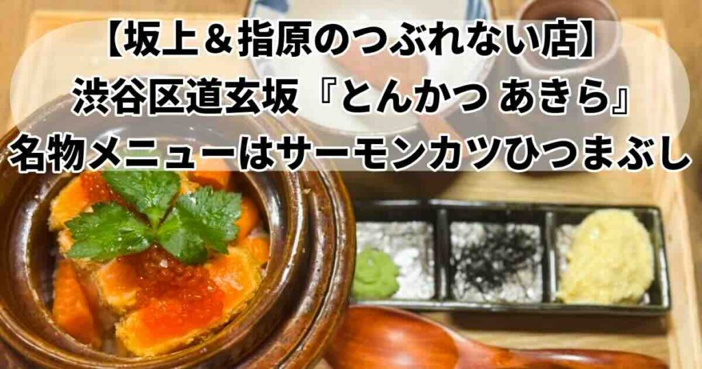とんかつあきらサーモンレアカツ