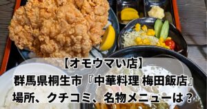デカ盛りカラ揚げで有名な『梅田飯店』の紹介記事オモウマい店